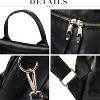 PU Leather Backpack Purse For Women Convertible Ladies Fashion Casual Large School Shoulder Bags - 3 of 4