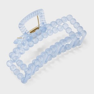 Rectangle Bubble Claw Hair Clip - Wild Fable™ Blue - 1 of 3