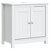 CLIHOME Wooden Bathroom Sink Storage Cabinet with 2 Doors, Traditional Sink Cabinet Bathroom Space Saver Organizer - 3 of 4