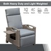 Okak 90-150° Patio Recliner Chair with Adjustable Footrest&Rattan Frame,Outdoor Lounge Chair Accent Chair with Side Table,350lbs Max - 4 of 4
