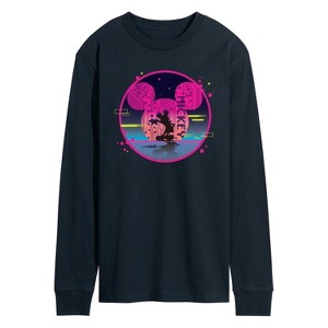Men's - Disney - Mickey Sphere Long Sleeve Graphic T-Shirt - 1 of 3