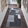 Washable Area Rugs for Bedroom, Living Room & Kitchen, Entry Rugs with Geometric Plaid Pattern, Non-Slip, Soft & Durable Floor Carpet - 2 of 4