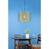 Elegant Lighting Deleon 1 light brass pendant - 2 of 4