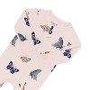 Zippered Footie in Blush Butterfly - 4 of 4