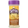 Sylvia's Seasoning Lemon Pepper - Case of 12 - 5.5 OZ - 2 of 4