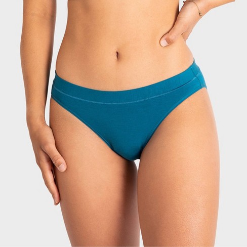 Saalt Leak Proof Period Underwear Regular Absorbency - Super Soft Modal  Comfort Bikini - Deep Marine - XS