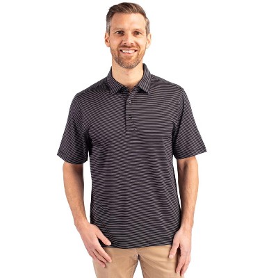 Cutter & Buck Forge Pencil Stripe Stretch Mens Polo Shirt