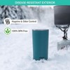 The Clean Hydration Co Insulated Tumbler with Ceramic Interior and Lid, Double Wall Design for Hot and Cold Drinks, Blue - 2 of 4