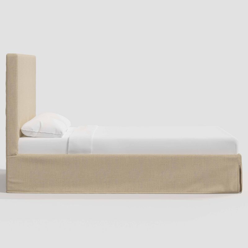Kelly Slipcover Bed in Linen - Threshold™, 4 of 8