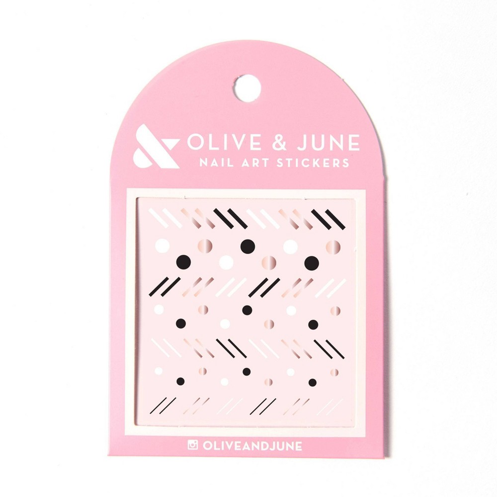 Olive & June Simple Nail Art Stickers - 36ct