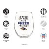 Evergreen Baltimore Ravens, 17oz Boxed Stemless Wine - 3 of 4