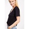 Women's V Neck Tee - SOCIALITE - 3 of 3