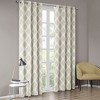 VYNXARIA 50*84"Printed Ikat Blackout Curtain Panel,taupe(Only 1 Pc Panel) - 2 of 4
