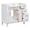 NicBex 35.4" Bathroom Storage Cabinet without Sink, Bathroom Vanity, 4 Drawers and 1 Spacious Cabinet for Bathroom - 4 of 4