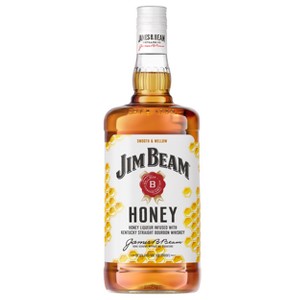 Jim Beam Honey Bourbon Whiskey - 1.75L Bottle - 1 of 4