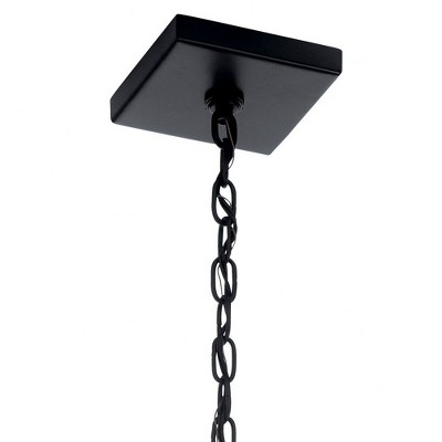 Vath 16" Black and Nickel 4-Light Foyer Pendant