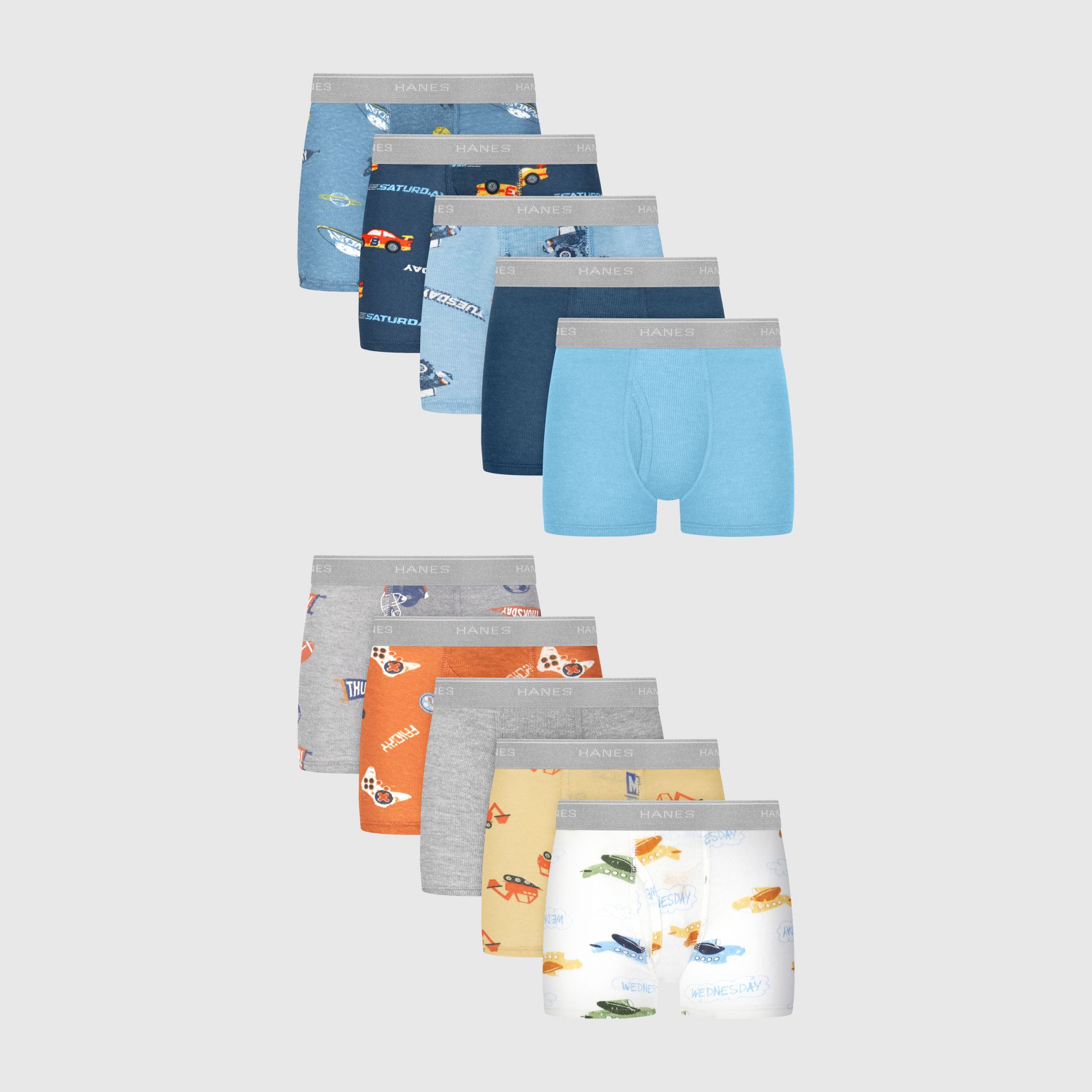 Hanes Toddler Boys' 10pk Boxer Briefs