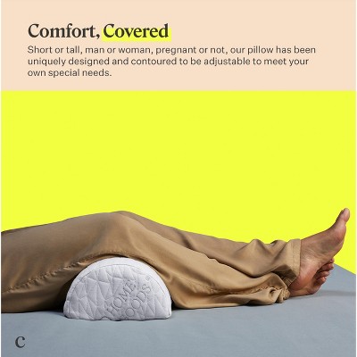 Coop Home Goods Adjustable Memory Foam Bolster Pillow