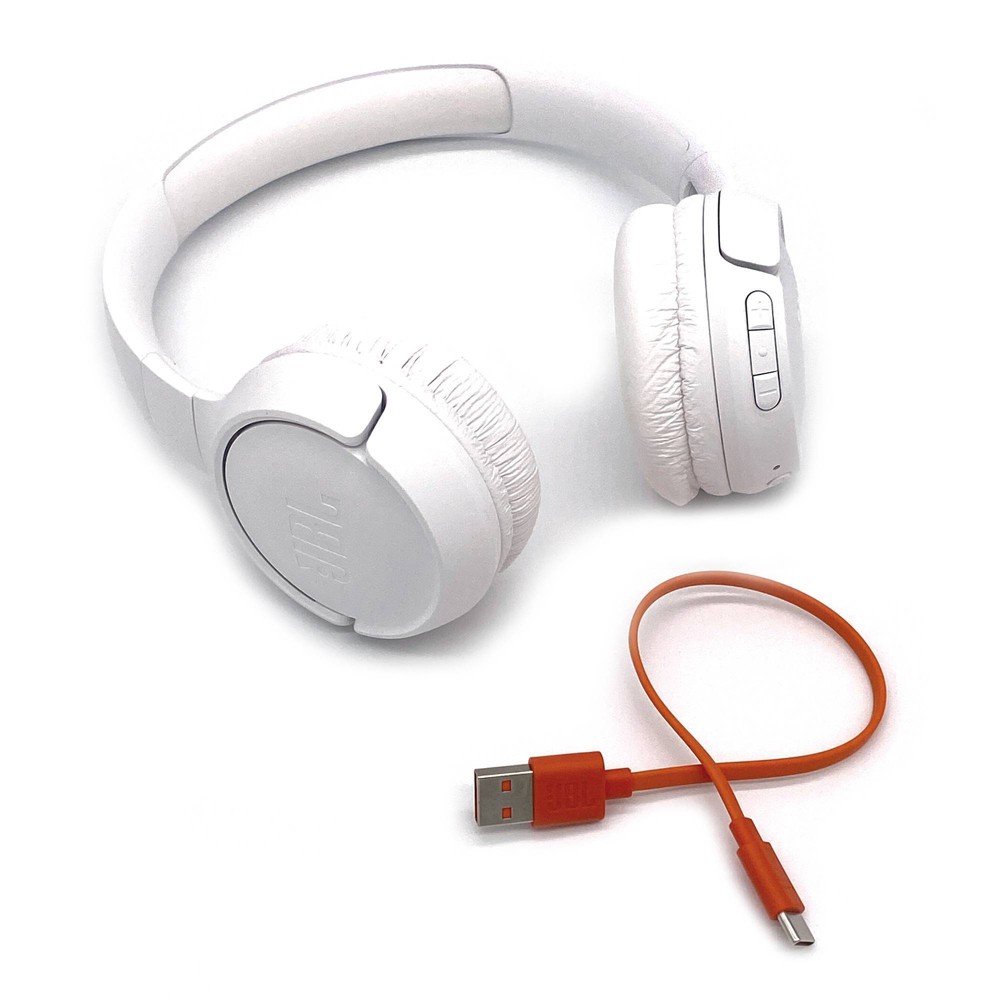 Refurbished JBL Tune 520BT Bluetooth Wireless On-Ear Headphones - White - Target Certified Refurbished