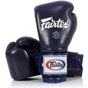 Fairtex BGV9 Mexican Style Blue Muay Thai Boxing Glove - Heavy Hitter - 1 of 4