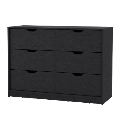 NicBex 6 Drawer Dresser for Bedroom,Modern Style Drawers with Concave Handle,Dressers for Kids Room,Living Room,Entry and Hallway