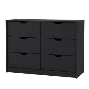 NicBex 6 Drawer Dresser for Bedroom,Modern Style Drawers with Concave Handle,Dressers for Kids Room,Living Room,Entry and Hallway - 1 of 4