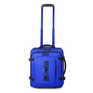 New York Xpress TA-069 Underseat Carry on Luggage Airplane Approved,Water Repellent, 17" - 1 of 4
