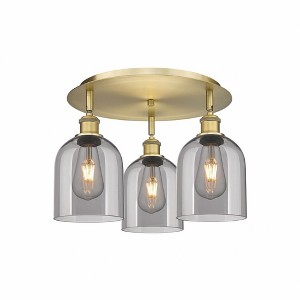 Bella - 3 Light Flush Mount In Industrial Style-10.5 Inches Tall and 17.25 Inches Wide - 1 of 1