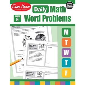 Daily Word Problems Math, Grade 6 Teacher Edition - by  Evan-Moor Educational Publishers (Paperback) - 1 of 1