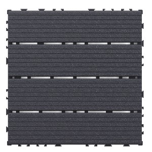 Dolonm 44-Pack 12"x12" Interlocking Deck Tiles for Outdoor & Indoor Use – Waterproof, Durable, Easy Install for Patio, Pool, Balcony - 1 of 4