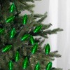 Northlight 25ct Green LED C9 Christmas Light Set - 16ft Green Wire - 4 of 4
