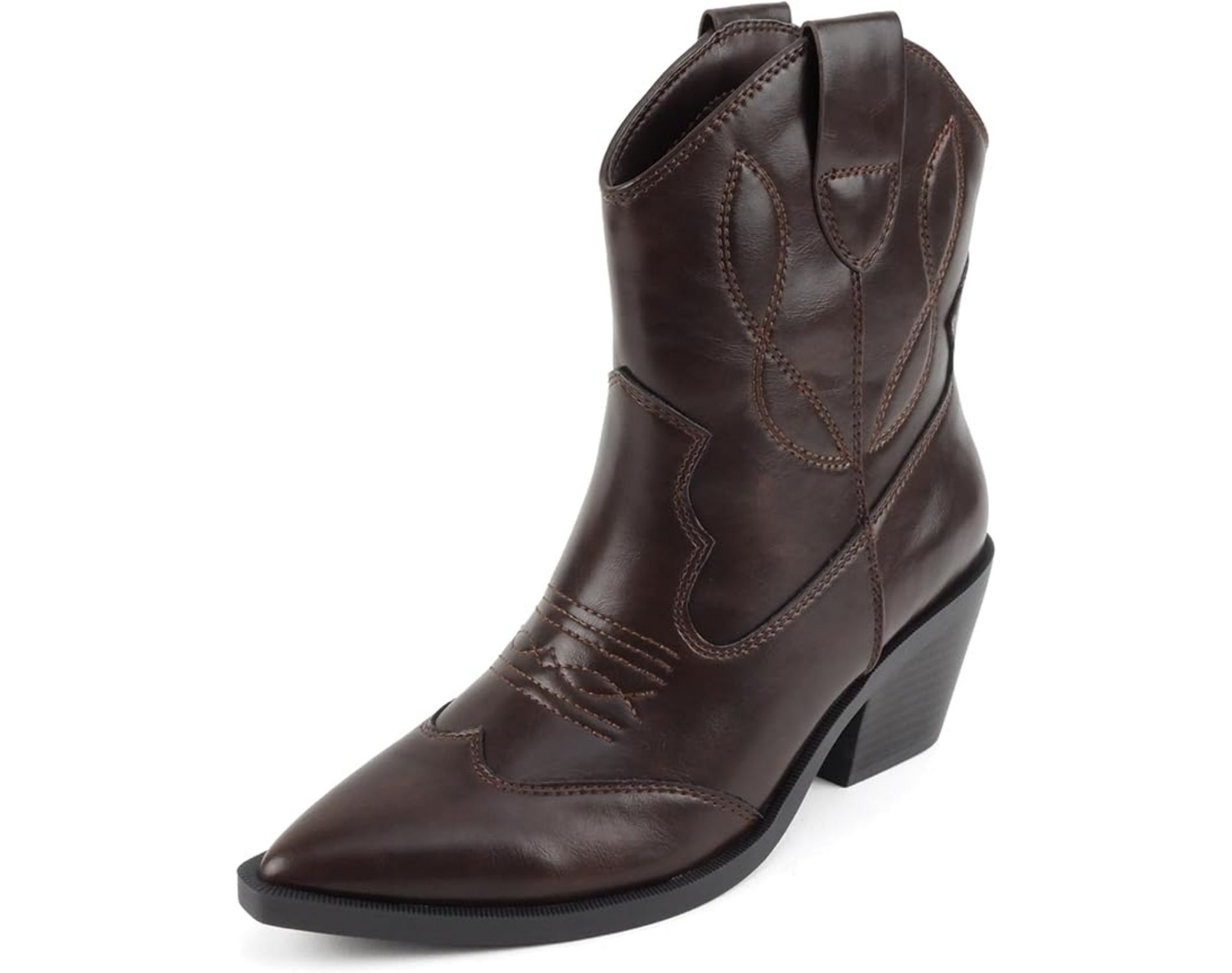 Soda Women’s Incity Pointed Toe Western Ankle Boot