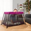 MYKKO Nest Portable Playard in Grey with Carrybag an Shoulder Strap, Lightweight, Packable and Easy Setup Baby Playard - 2 of 4