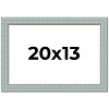 PosterPalooza | Refined Blue Picture Frame - UV Acrylic, Backing Board, Hanging Hardware Included - 2 of 4