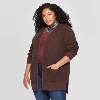 plus size cardigans target