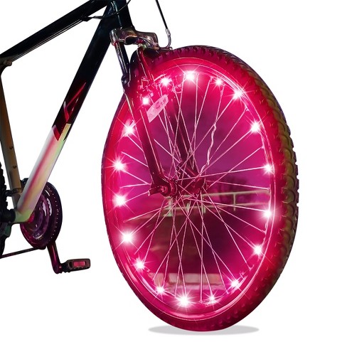 Activ Life 2 Tire Pack LED Bike Wheel Lights with Batteries Included Get 100 Brighter and Visible from All Angles for Ultimate Safety and Style