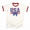 Simply Sage Market USA Star Coquette Ringer Tee - 2 of 4
