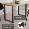 2PCS 28" Metal Table Legs DIY Industrial Furniture Dining Leg Rectangle Desk Leg - 4 of 4
