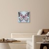 Art Remedy Shining Butterfly Colorful buterfly and flowers wall art Framed - 2 of 4