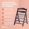 Hauck Alpha+ Grow Along Adjustable Wooden High Chair Seat w/ 5 Point Harness & Bumper Bar for Baby & Toddler Up to 198 lbs - 3 of 4
