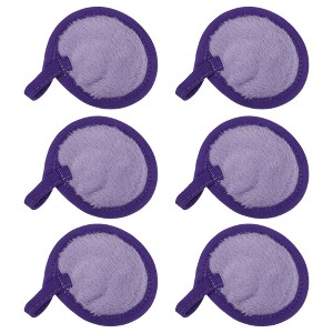 Unique Bargains Facial Soft Flannel Pads Makeup Remover Pads 6 Pcs - 1 of 4