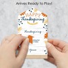 Big Dot of Happiness Happy Thanksgiving - Fall Harvest Party Game Pickle Cards - Thanksgiving Gratitude Game Pull Tabs - Set of 12 - 2 of 4