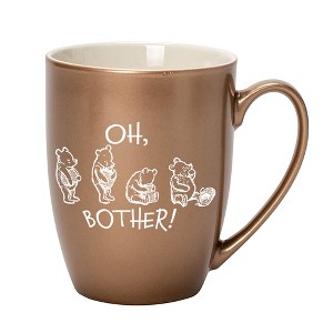 Elanze Designs Oh, Bother! Pooh Bronze 10 ounce New Bone China Coffee Cup Mug - 1 of 1