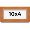 PosterPalooza | Panoramic Flat Brown Picture Frame - UV Acrylic, Foam Board Backing, Hanging Hardware - 2 of 4