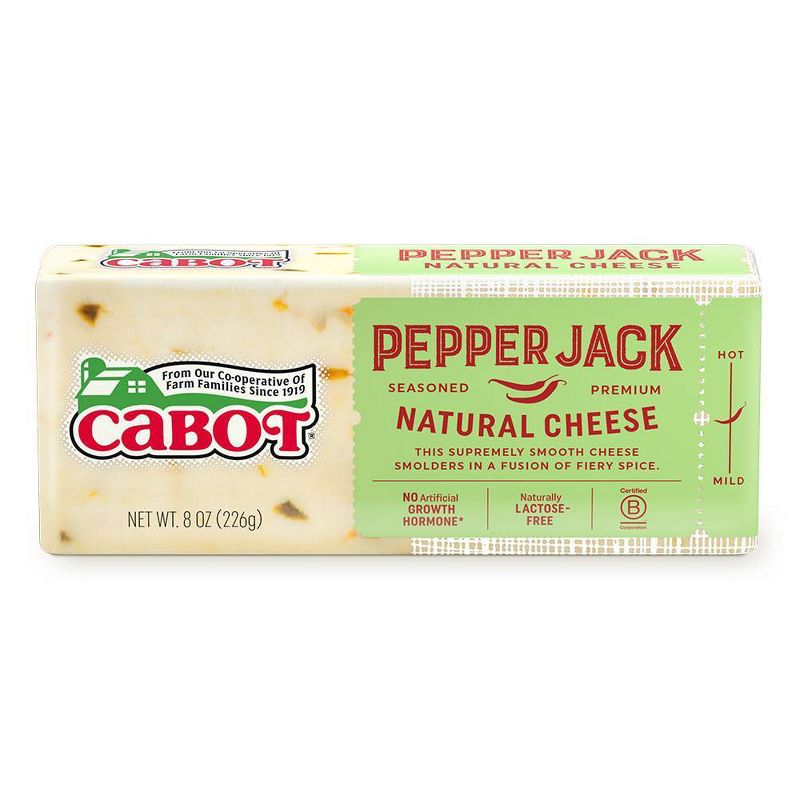 Cabot Creamery Pepper Jack Cheese - 8oz, 1 of 4