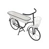 Chery Life 38.5"x14.5"x25.5" Black and White Bicycle Plant Stand Planter - 2 of 4