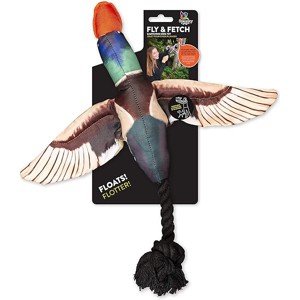 Spunky Pup Fly & Fetch Plush Dog Toy - Duck - 1 of 1