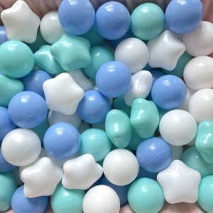 Whisen Ball Pit Balls 500 Count for Kids, Colorful Phthalate Free BPA Free, Safe, Crushproof, Lightweight, Gift for Kids - 1 of 4