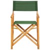 VidaXL Directorinchs Chairs 2 pcs Solid Acacia Wood Green - 3 of 4