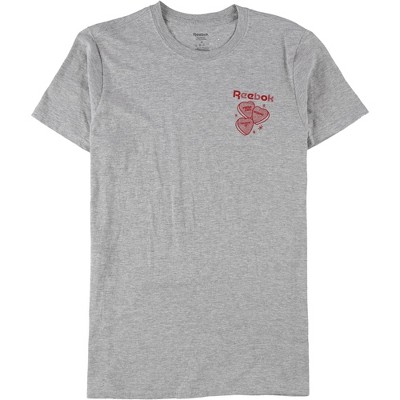 Reebok Womens Valentine Hearts Graphic T-Shirt